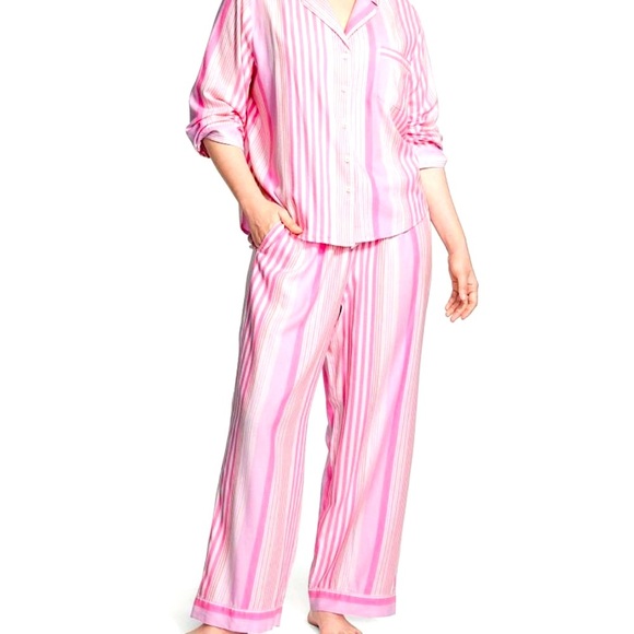 Victoria's Secret Pink Striped Pajama Set - Picture 4 of 8